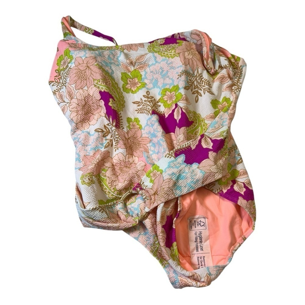BREAKING WAVES Eco Floral Swimsuit with Vibrant Colors Size 3X NWT - Picture 8 of 12